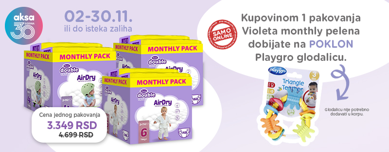 Violeta monthly + glodalica