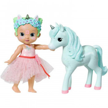 Baby born storybook una and unicorn 18cm 