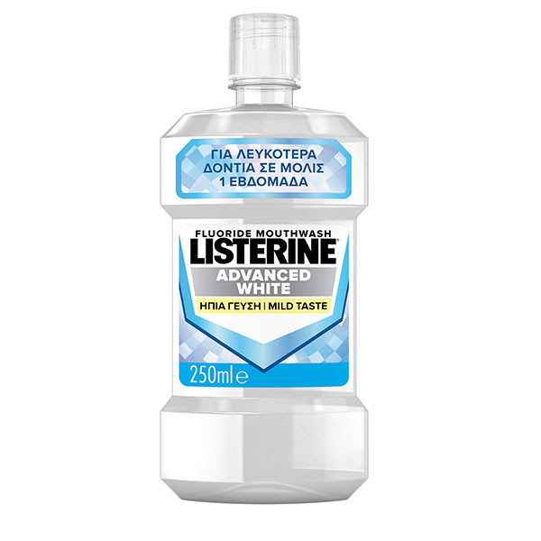 Listerine Tečnost Adv White Mild 250Ml 