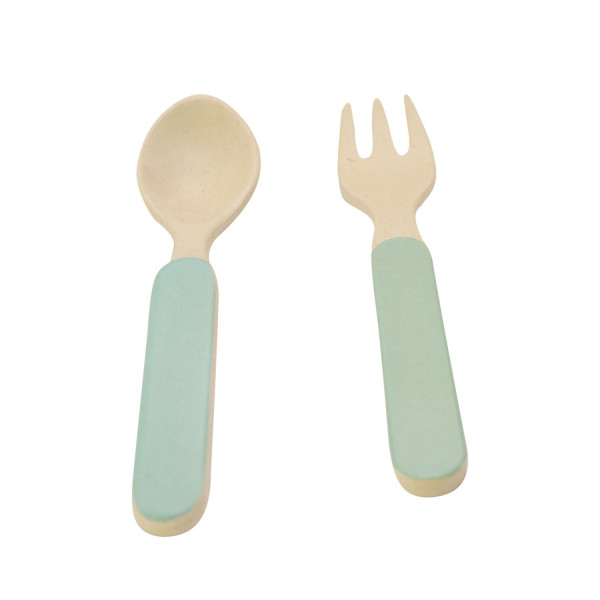 Baby Chef Bamboo Fibre Set za hranjenje plavi 