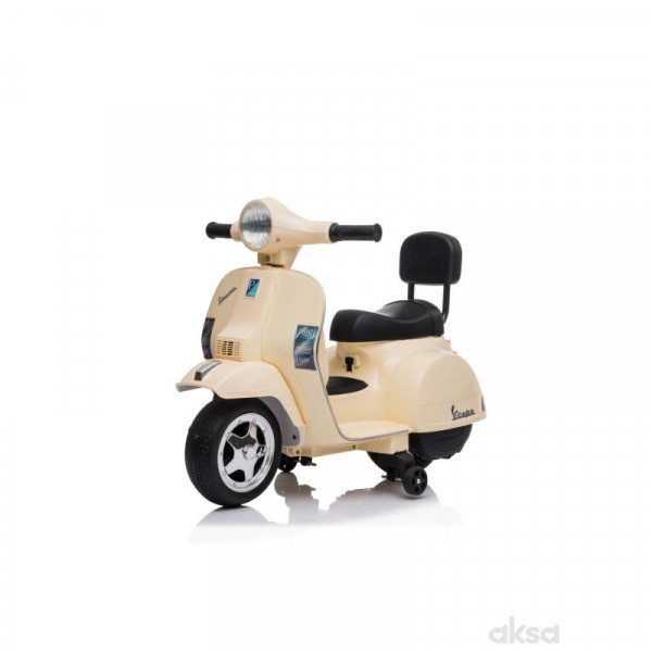 Mini Vespa skuter za decu,bež 