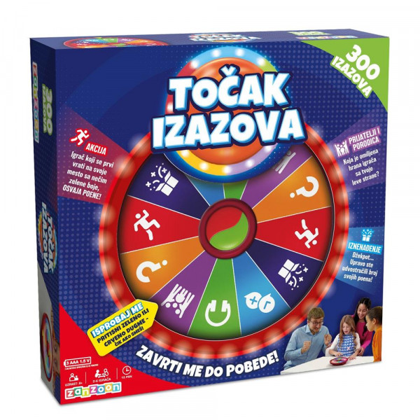 Točak izazova društvena igra 