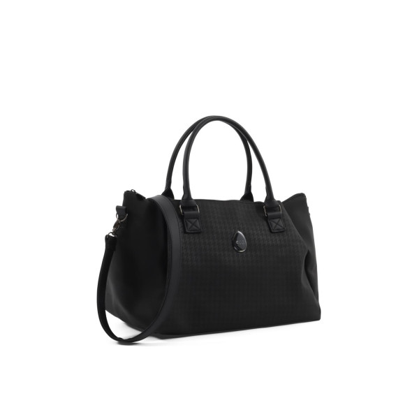 Egg 3 torba Overnight, Houndstooth Black 