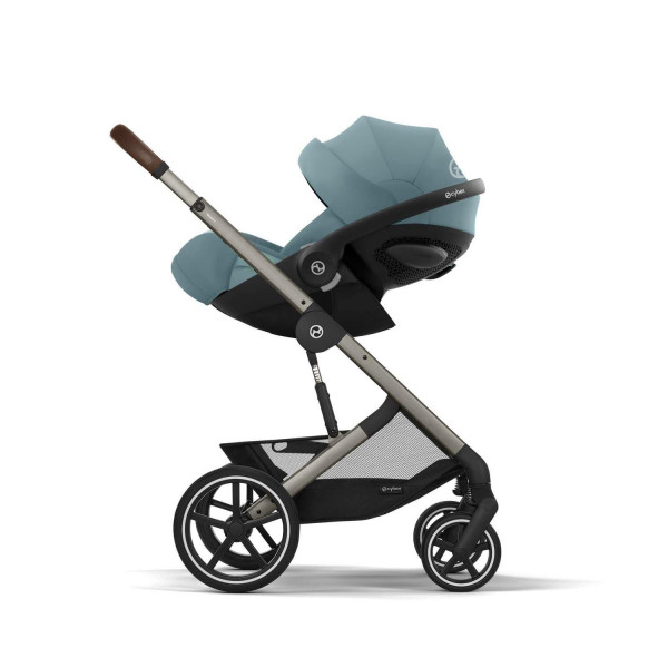 Cybex kolica Balios S Lux Stormy Blue (taupe ram) 