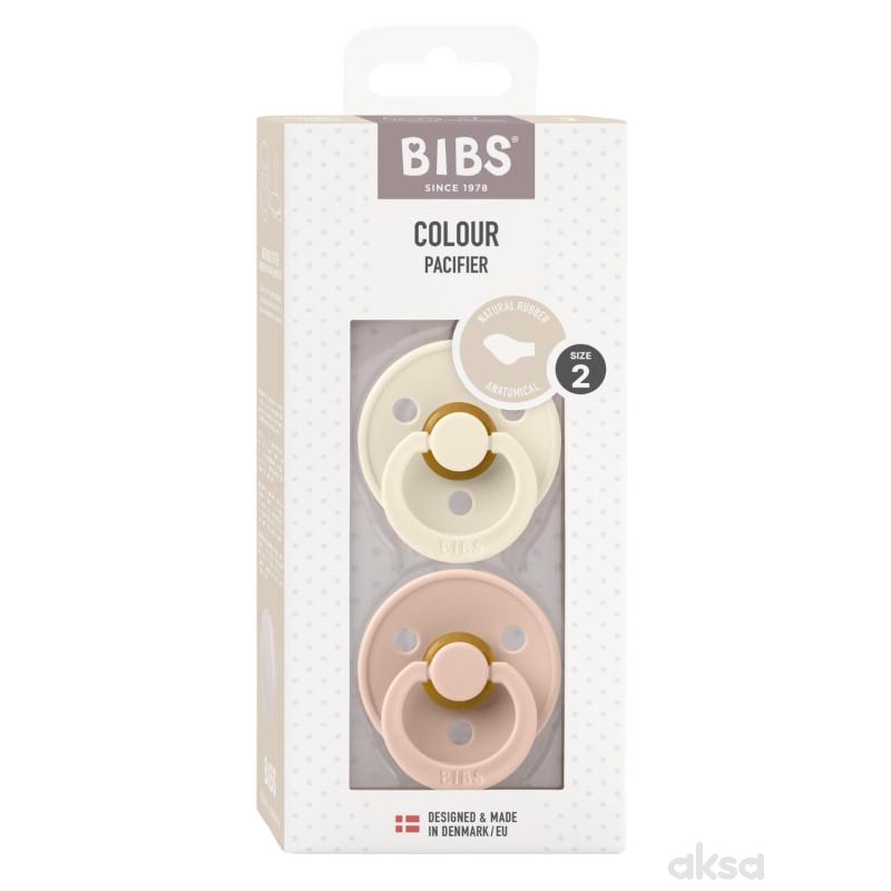 Bibs laža Anatomical Ivory/Blush vel 2, 2 kom 