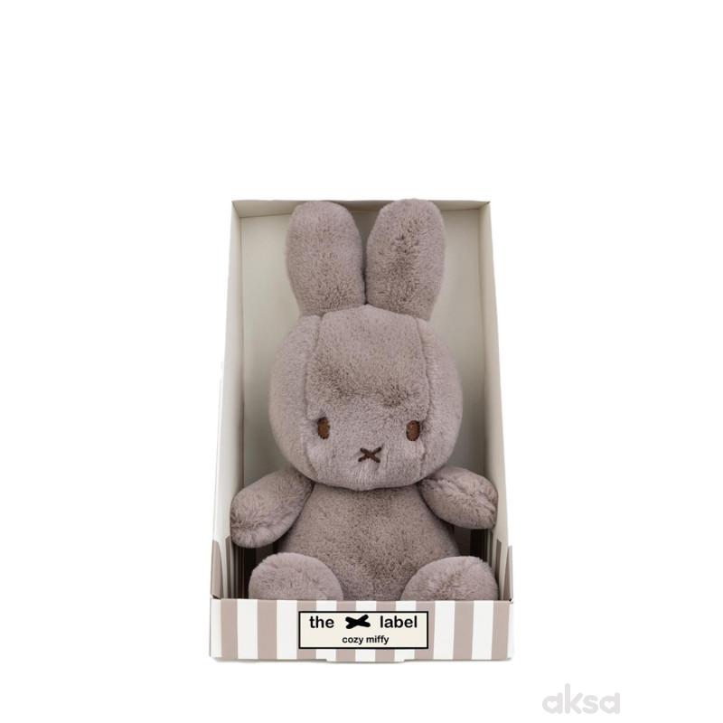 Miffy Cozy plišani zeka u pokl. kutiji 23cm, Taupe 