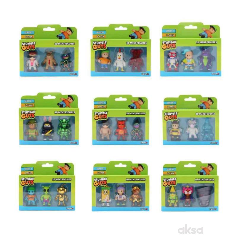 Stumble guys mini akciona figure 3pack 