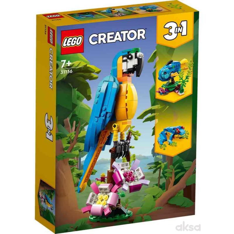 Lego creator exotic parrot 