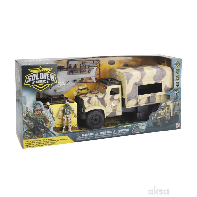 Chap mei soldier force kamion transporter playset 