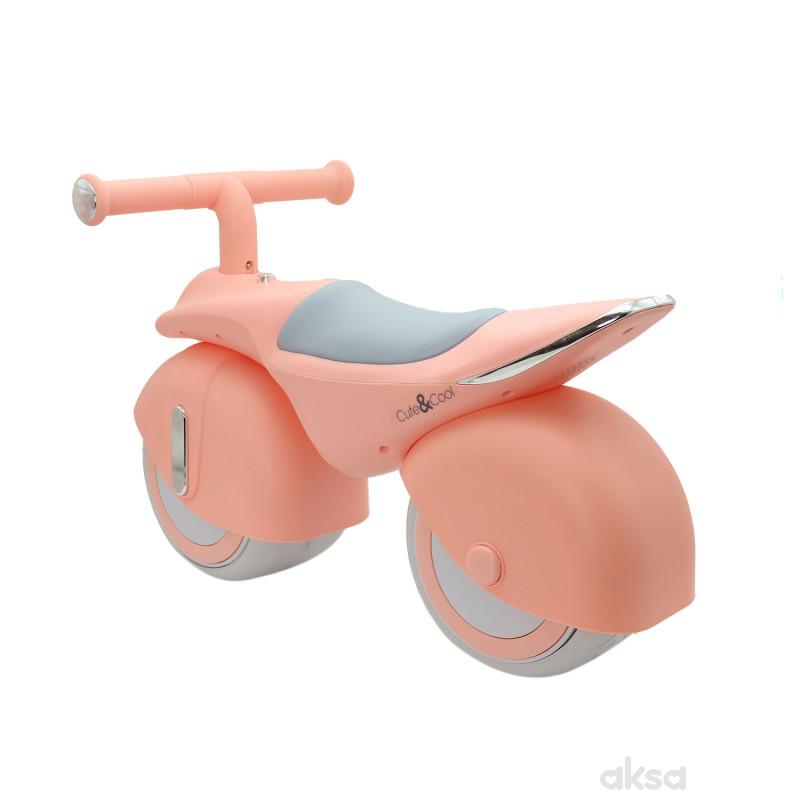 Cute&Cool guralica za decu motor, roze 