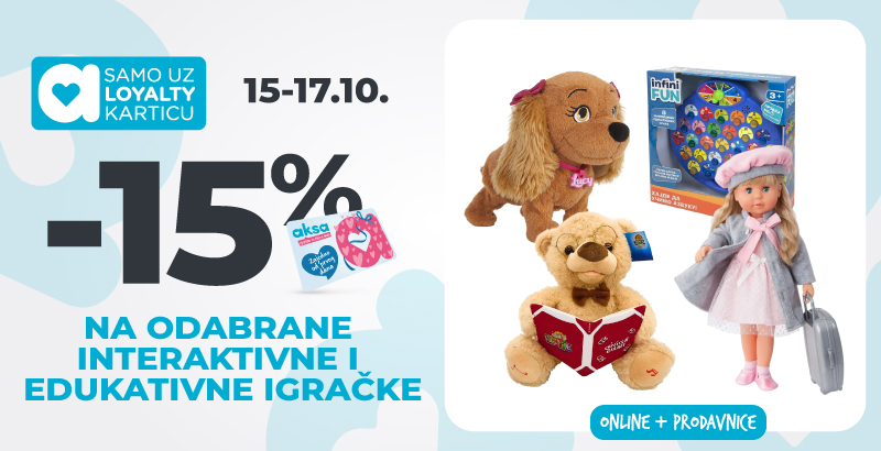 Interaktivne i drvene igračke -15%