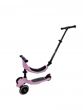 Cute&cool Mini Deluxe Scooter 4 in 1, Pink 