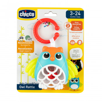 Chicco senzorna  zvečka-glodalica sa likom sove 