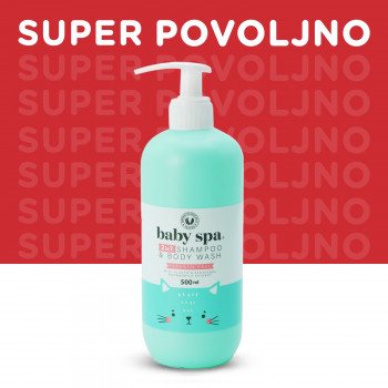 Baby spa šampon i kupka 2 u1 500ml 