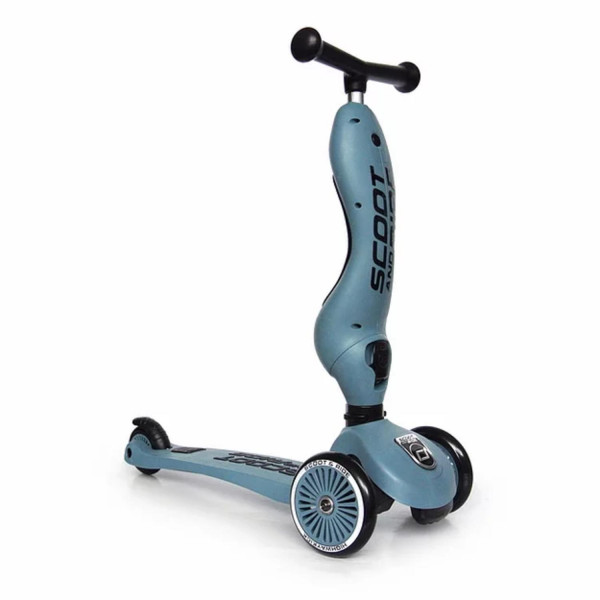 Scoot&Ride Trotinet 2u1 Highwaykick 1 Steel 