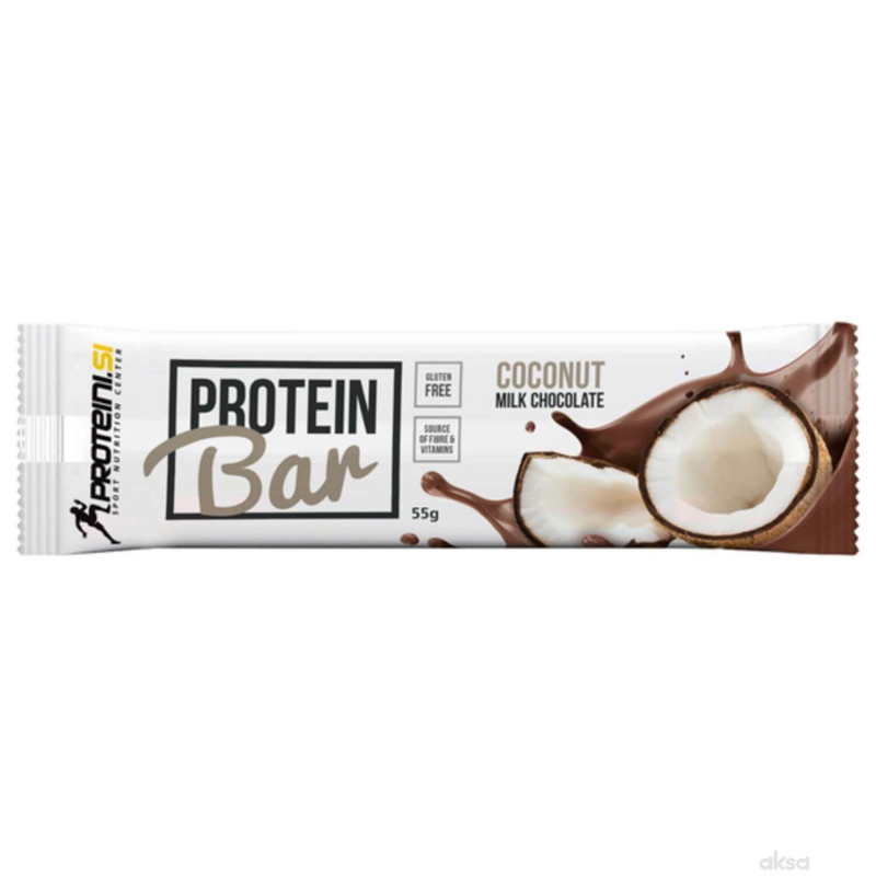 Protein bar mlečna čokolada 55g AKSA