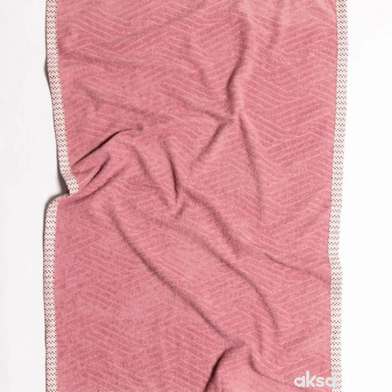 Stefan pokrivac od frotira 70x100, roze 
