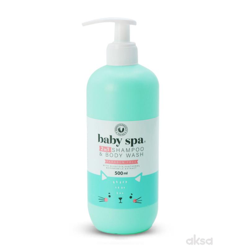 Baby spa šampon i kupka 2 u1 500ml 